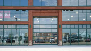 Aluminum Glass Garage Door