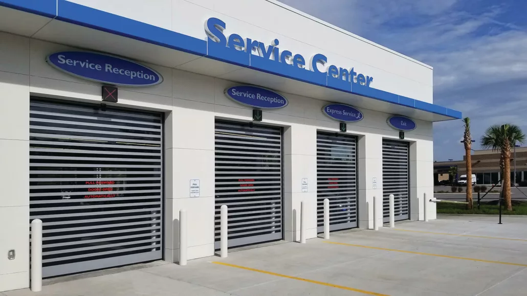 High-Speed Metal Garage Doors