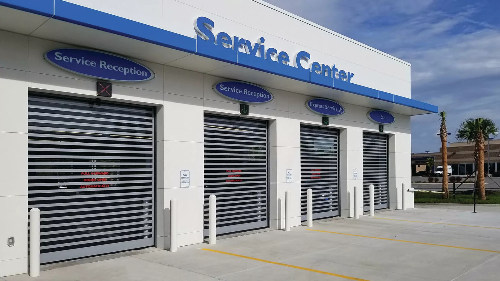 High-Speed Metal Garage Doors